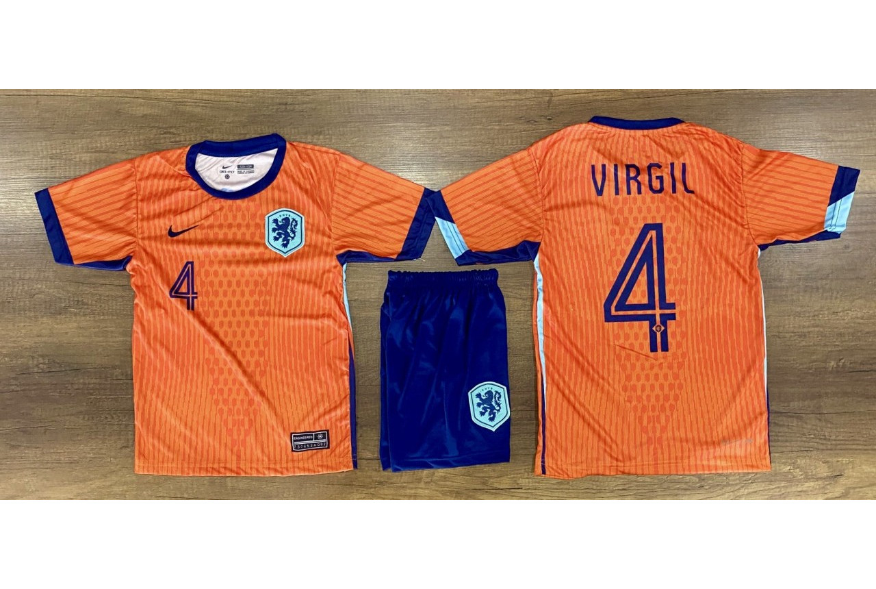 8213 Детски футболен комплект NETHERLANDS VIRGIL 4
